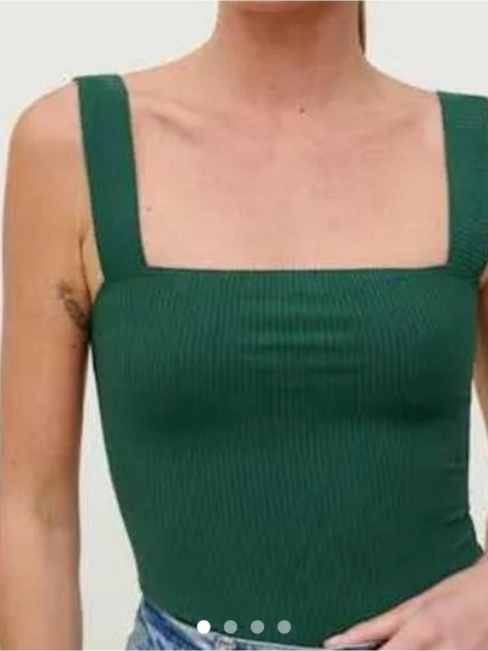 Reformation Canyon Knit White Tank Top - S